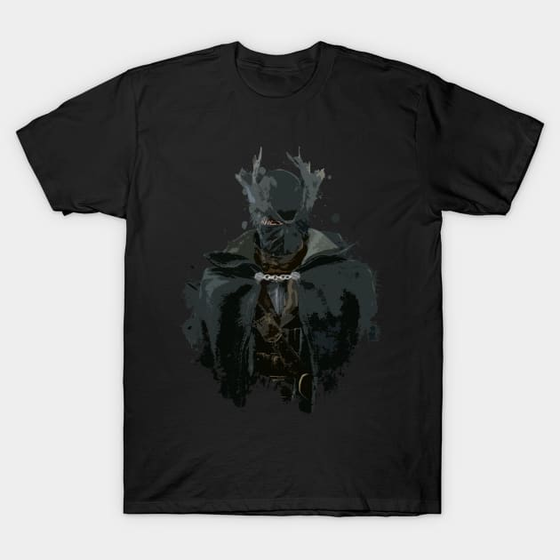 Hunter Splatter - Bloodborne T-Shirt by 666hughes